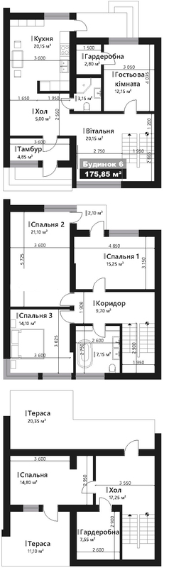 Таунхаус 175.85 м² в КМ RENAISSANCE від 22 974 грн/м², Львів