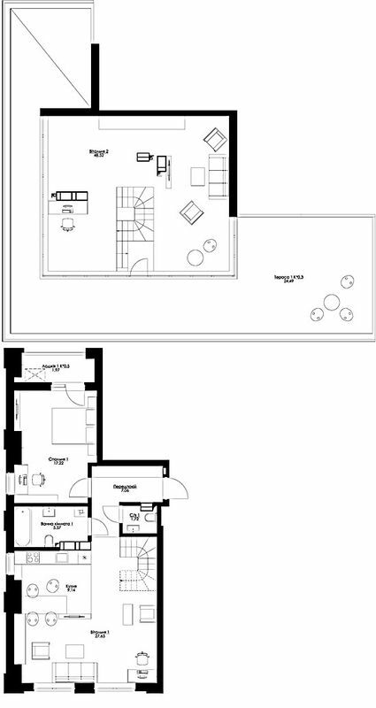 Дворівнева 147.2 м² в ЖК San Francisco Creative House від 44 582 грн/м², Київ