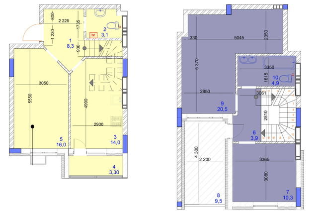 Двухуровневая 87.1 м² в ЖК Садочок от 21 000 грн/м², с. Новоселки