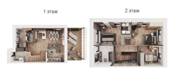 Дуплекс 139.81 м² в КП Zenhouz от 41 628 грн/м², с. Лебедевка