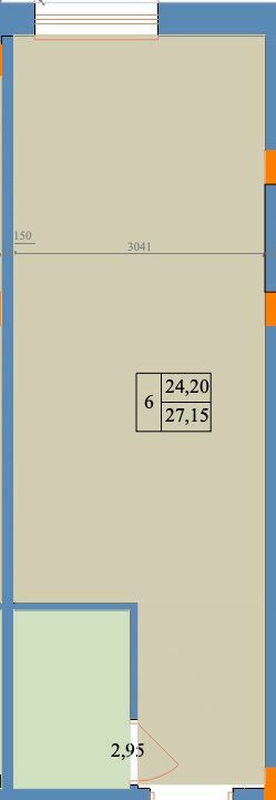 1-кімнатна 27.15 м² в ЖК Благовіст від 26 700 грн/м², Харків