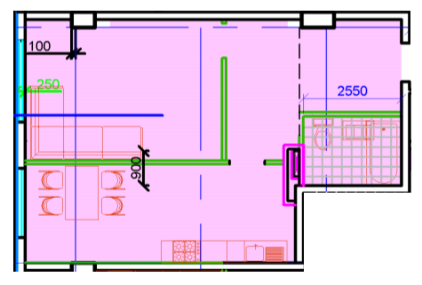 1-комнатная 54.66 м² в ЖК Central Park от 34 500 грн/м², Днепр