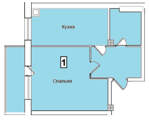 1-кімнатна 64.74 м² в ЖК English house від 26 300 грн/м², с. Крижанівка