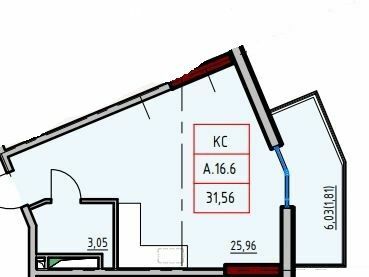 Студия 31.56 м² в ЖК ITown от 35 500 грн/м², Одесса