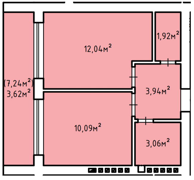 1-кімнатна 34.67 м² в ЖК Дружний Двір від 14 950 грн/м², с. Солонка