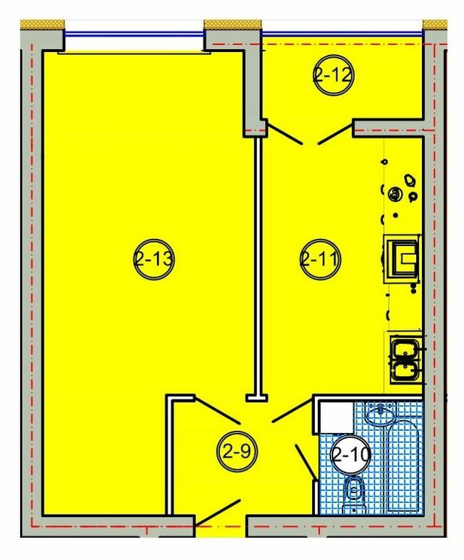 1-кімнатна 51.23 м² в ЖК на вул. Проектована-Тролейбусна, 7, 7а від 17 300 грн/м², с. Сокільники