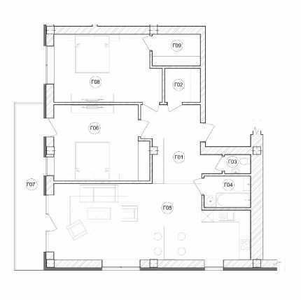 3-комнатная 105.3 м² в ЖК Baltiysʹka Hall от 46 150 грн/м², Львов