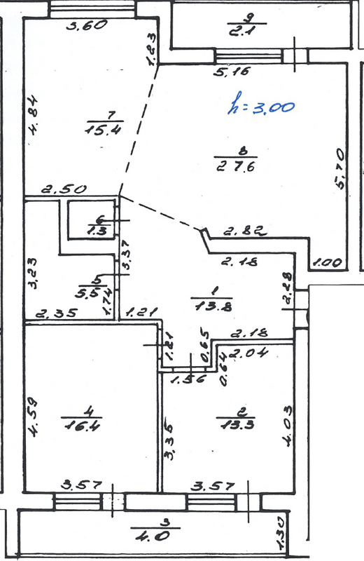 3-комнатная 99.4 м² в ЖК на ул. Ярославенко, 36 от 36 700 грн/м², Львов