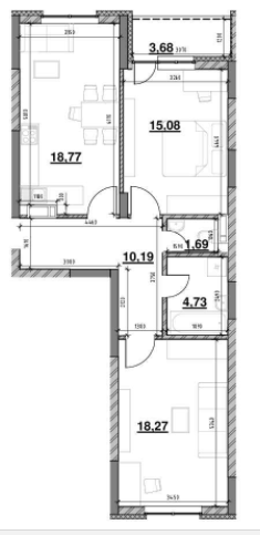 2-кімнатна 72.41 м² в ЖК OK`LAND від 29 014 грн/м², Київ