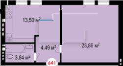 1-кімнатна 44.7 м² в ЖК Клубне містечко 12 від 16 100 грн/м², Івано-Франківськ