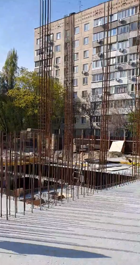 Ход строительства ЖК Янтарный, май, 2021 год