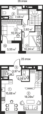 3-комнатная 75.47 м² в ЖК Terracotta от 26 208 грн/м², Киев