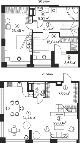 Дворівнева 118.56 м² в ЖК Terracotta від 30 030 грн/м², Київ