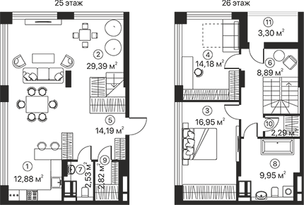Дворівнева 117.37 м² в ЖК Terracotta від 30 030 грн/м², Київ