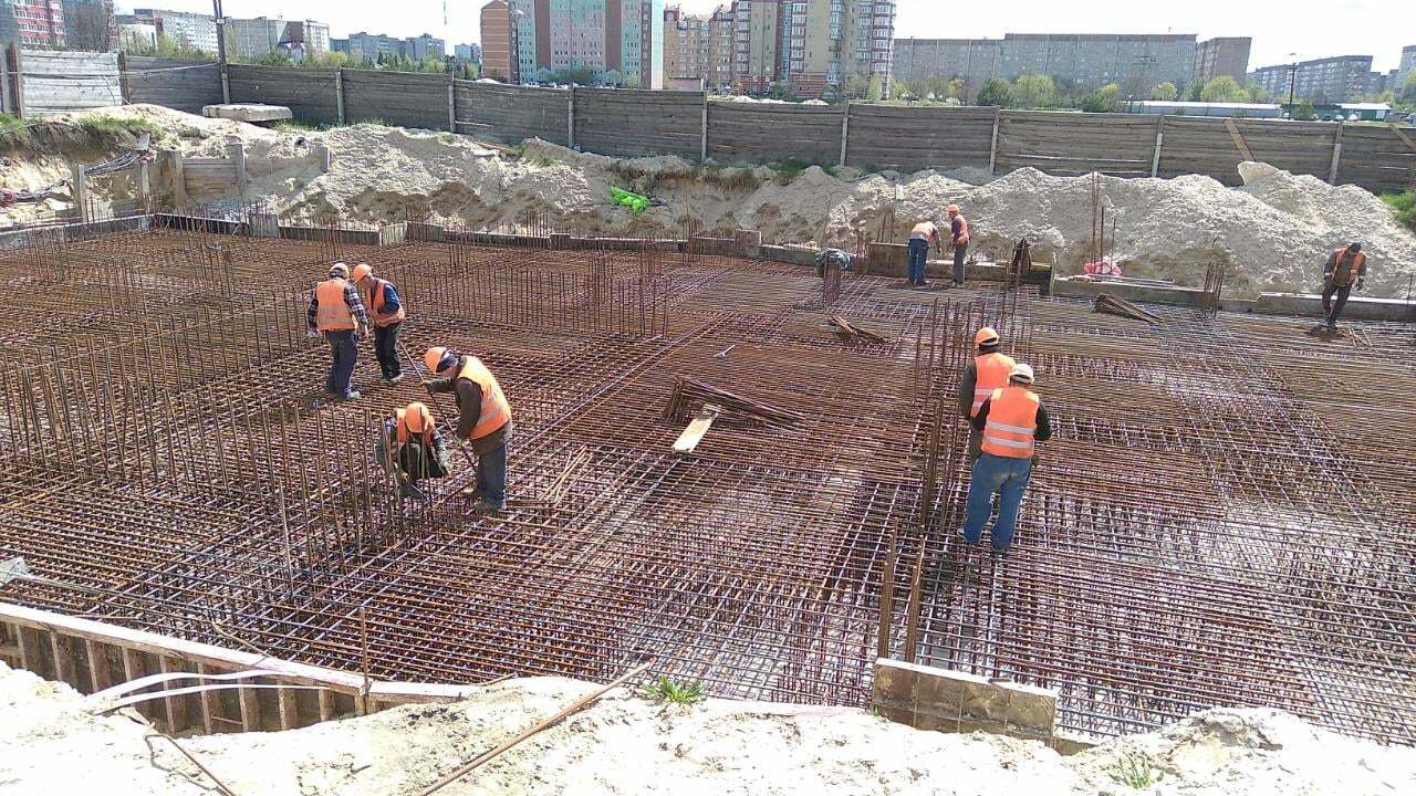 Ход строительства ЖК Простор, май, 2021 год
