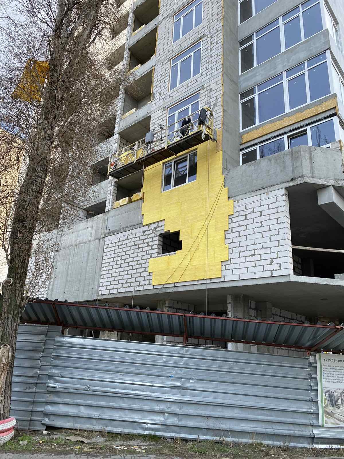 Ход строительства ЖК Вектор, апр, 2021 год