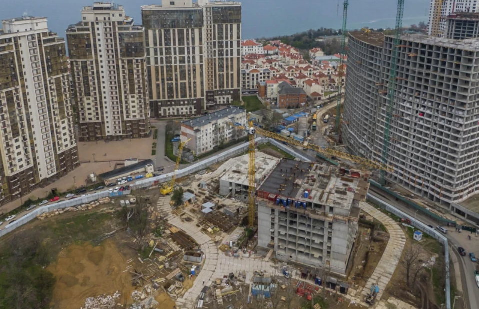 Ход строительства Апарт-комплекс Морская резиденция, апр, 2021 год
