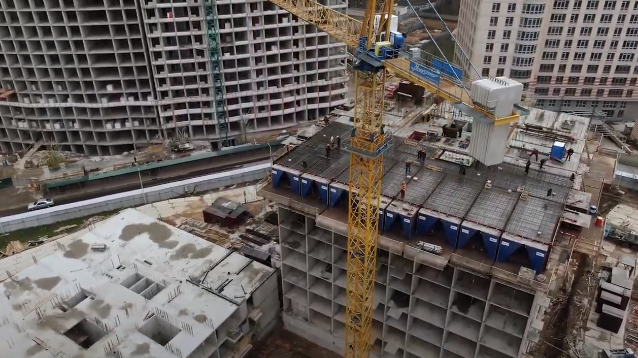Ход строительства Апарт-комплекс Морская резиденция, май, 2021 год