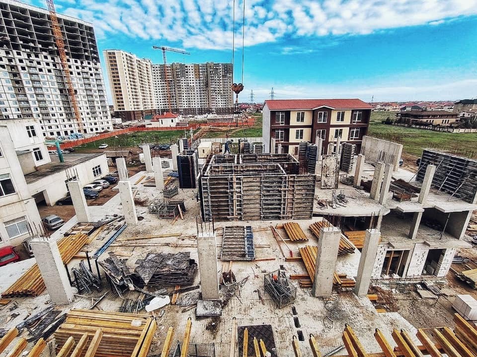 Ход строительства ЖК Калейдоскоп, апр, 2021 год