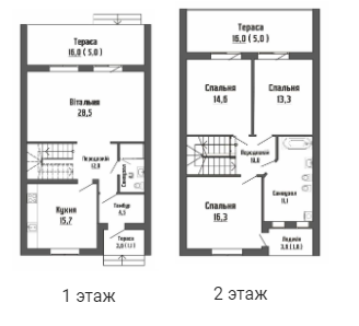 Таунхаус 143 м² в КМ Династія від 13 497 грн/м², с. Тарасове