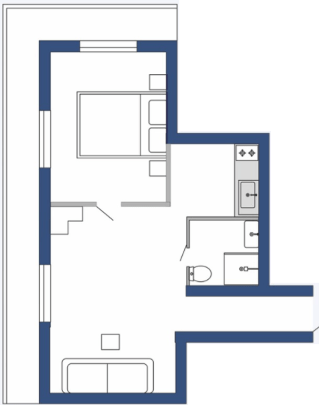 2-комнатная 55.3 м² в ЖК Сузирья 2020 от 14 500 грн/м², Кропивницкий