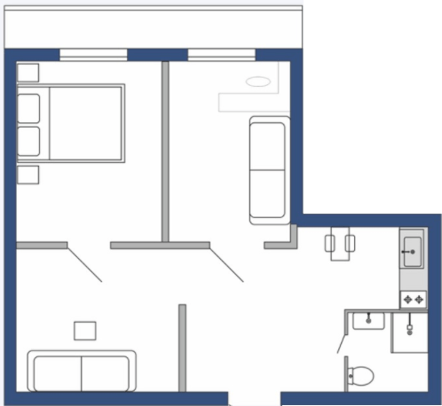 3-комнатная 57.4 м² в ЖК Сузирья 2020 от 14 500 грн/м², Кропивницкий