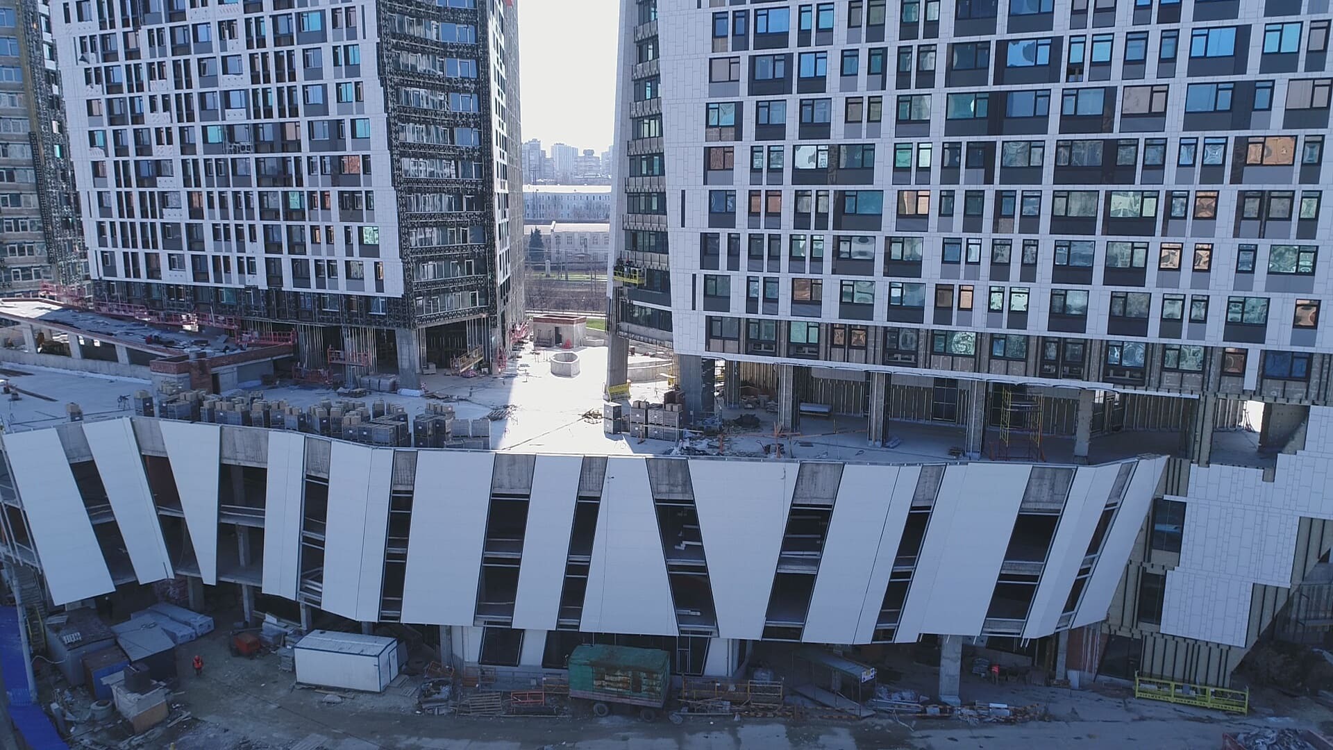 Ход строительства ЖК Manhattan City, апр, 2021 год