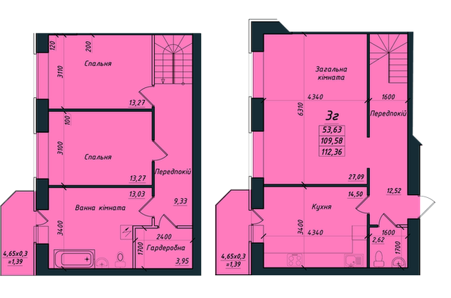 3-комнатная 112.36 м² в ЖК на ул. Никитченко, 3 от 16 000 грн/м², Полтава