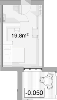 1-комнатная 19.8 м² в ЖК Forest Apart от 15 050 грн/м², Сумы