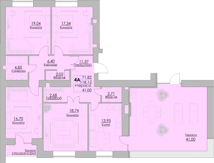 4-комнатная 159.12 м² в ЖК Греків Ліс от 20 150 грн/м², г. Умань