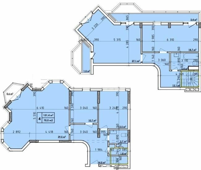 Двухуровневая 151.4 м² в ЖК Венский Квартал от 18 500 грн/м², Черновцы