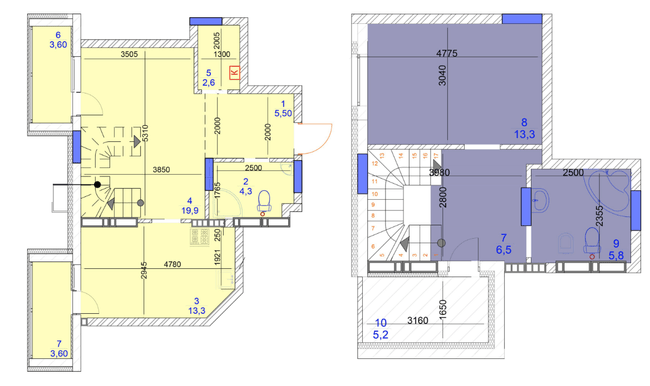 Двухуровневая 80 м² в ЖК Садочок от 25 000 грн/м², с. Новоселки