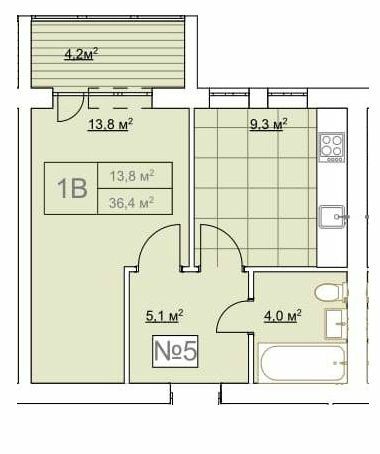 1-кімнатна 36.4 м² в ЖК Гранд Віллас від 11 700 грн/м², смт Ворзель