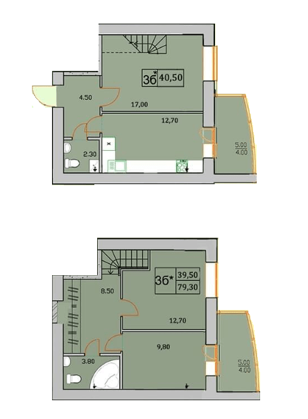 Дворівнева 79.3 м² в ЖК Сонячна Оселя від 20 000 грн/м², м. Буча