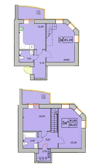 Дворівнева 86.6 м² в ЖК Сонячна Оселя від 20 000 грн/м², м. Буча