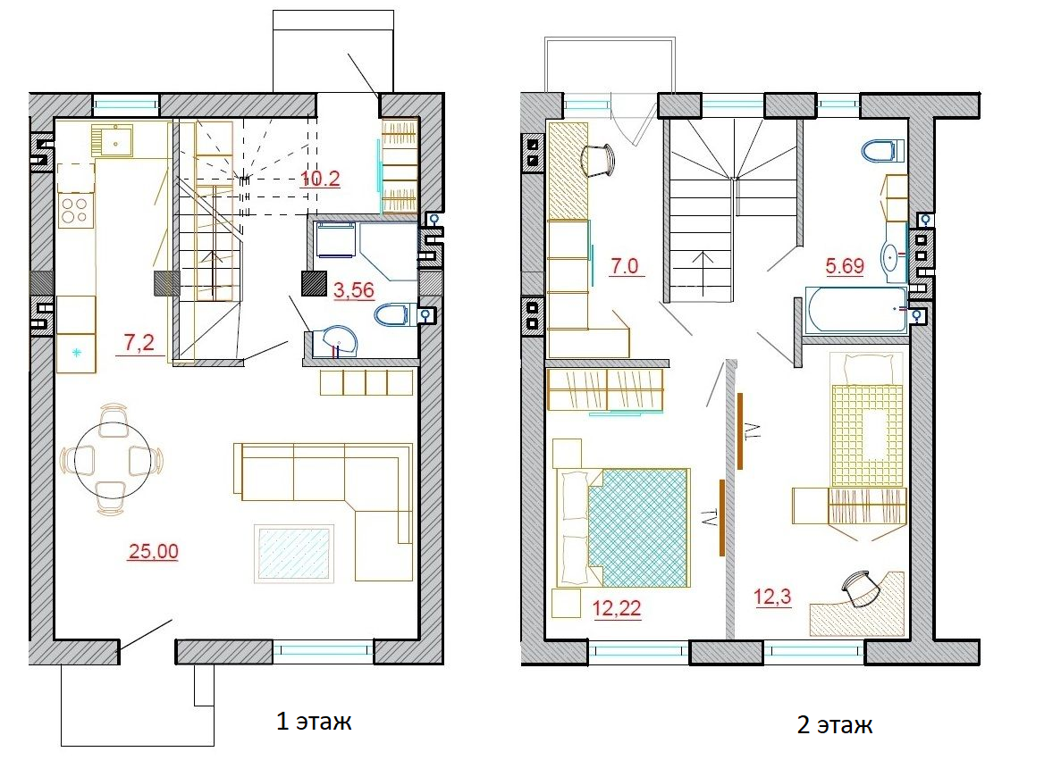 Таунхаус 80 м² в Таунхаусы На Шухевича от 19 250 грн/м², г. Буча