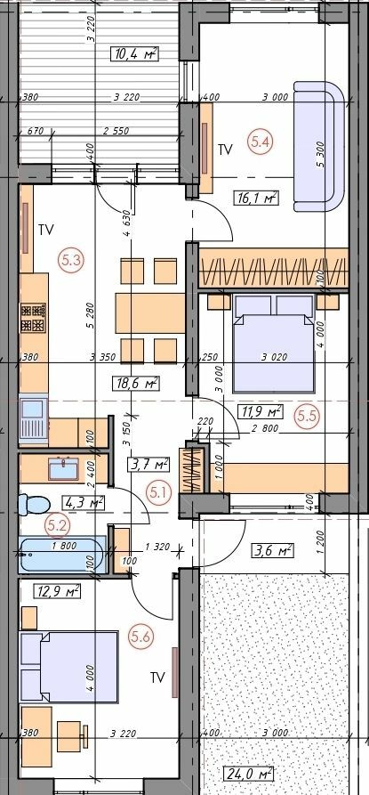 Таунхаус 70 м² в КП Солнечный дом от 19 429 грн/м², г. Ирпень