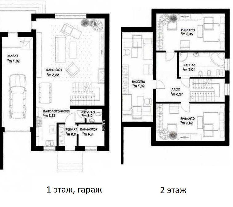 Таунхаус 201 м² в Таунхаус Севериновская Жемчужина от 9 353 грн/м², с. Севериновка