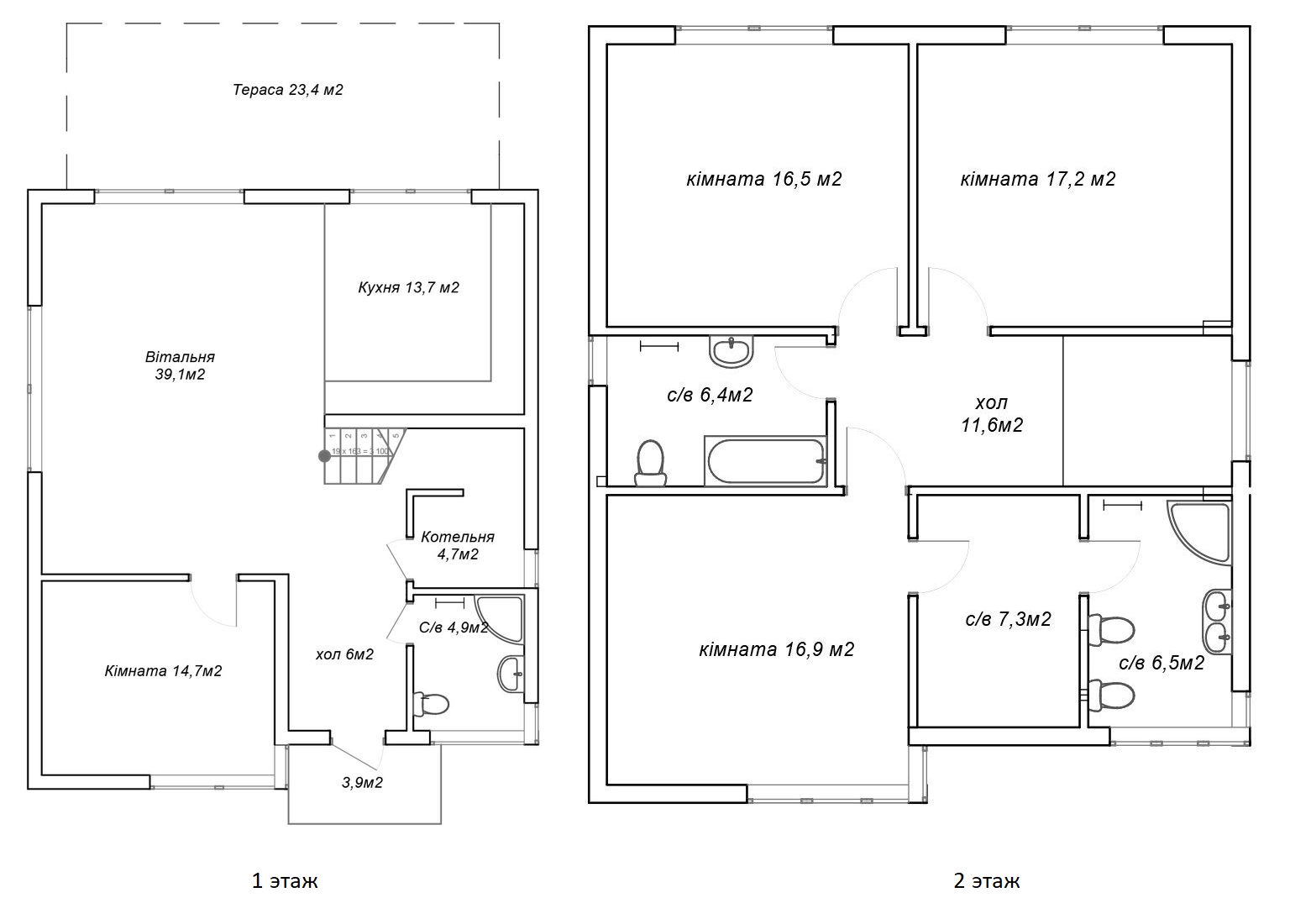 Коттедж 180 м² в КП Новая Ходосовка от 33 500 грн/м², с. Ходосовка