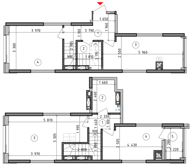 Дворівнева 75.32 м² в ЖК Оптимісто від 19 800 грн/м², с. Гатне