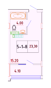 1-кімнатна 23.3 м² в ЖК Smart City від 21 050 грн/м², с. Крижанівка