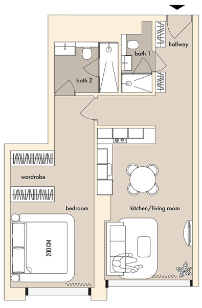 1-комнатная 58.3 м² в ЖК The Resort от 79 900 грн/м², Киев