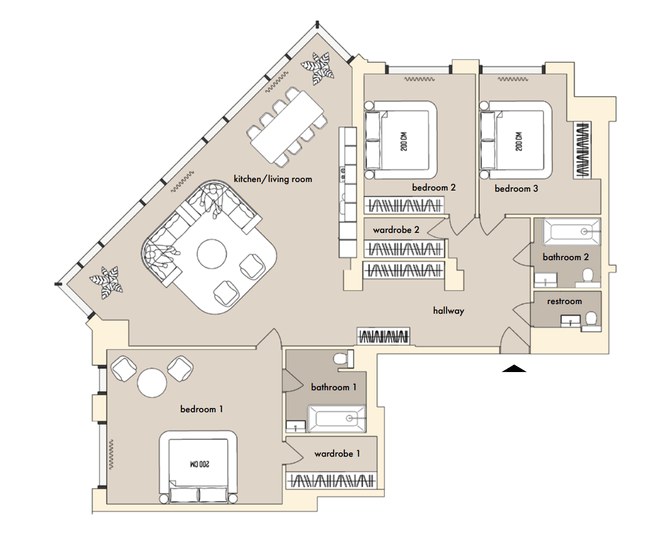 3-комнатная 193 м² в ЖК The Resort от 72 900 грн/м², Киев