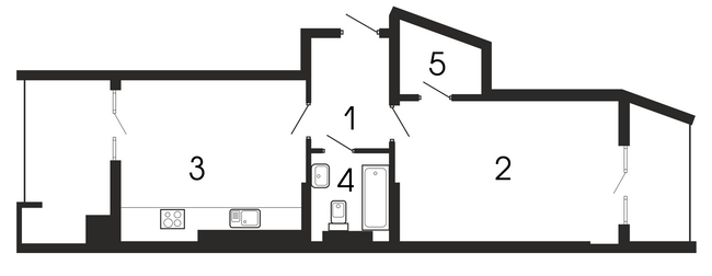 1-комнатная 56.88 м² в ЖК Национальный от 33 750 грн/м², Львов