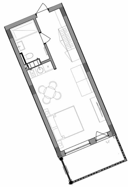 Студия 32.97 м² в ЖК Apartel Skhidnytsya от 62 950 грн/м², пгт Сходница