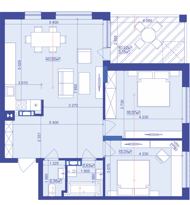 3-кімнатна 79.3 м² в ЖК Utlandia від 31 300 грн/м², м. Ірпінь