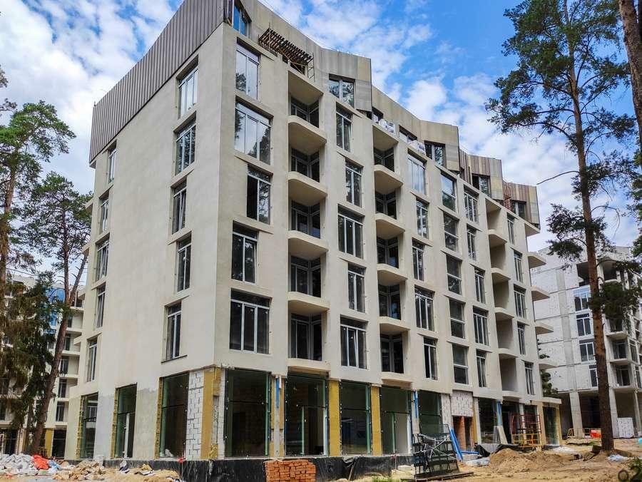 Ход строительства ЖК O2 Residence, июль, 2021 год