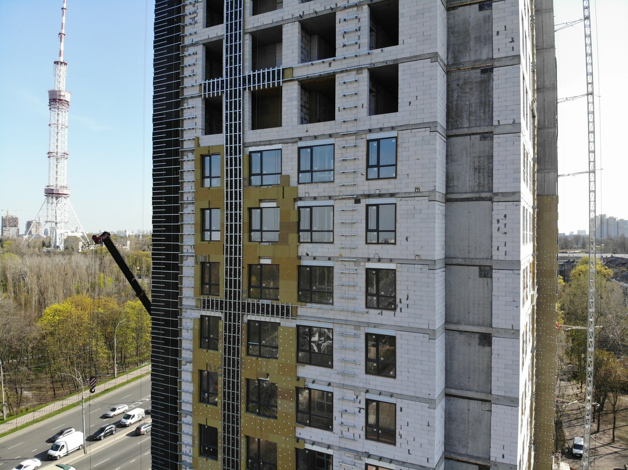 Ход строительства ЖК UNO City House, май, 2021 год