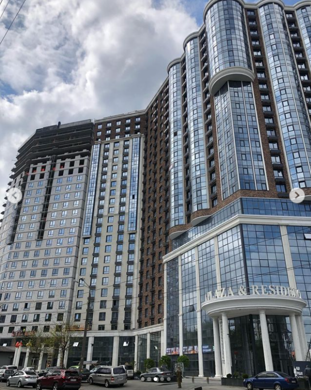 Ход строительства ЖК Podil Plaza & Residence, май, 2021 год