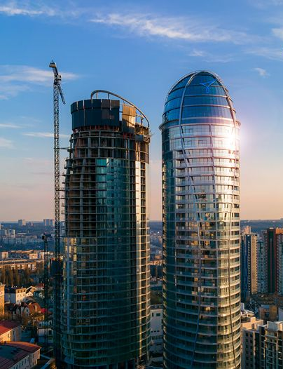 Ход строительства ЖК Taryan Towers, май, 2021 год